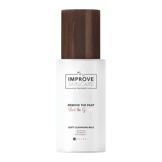 200 ml - Remove the Past - But be gentle - Soft cleansing milk