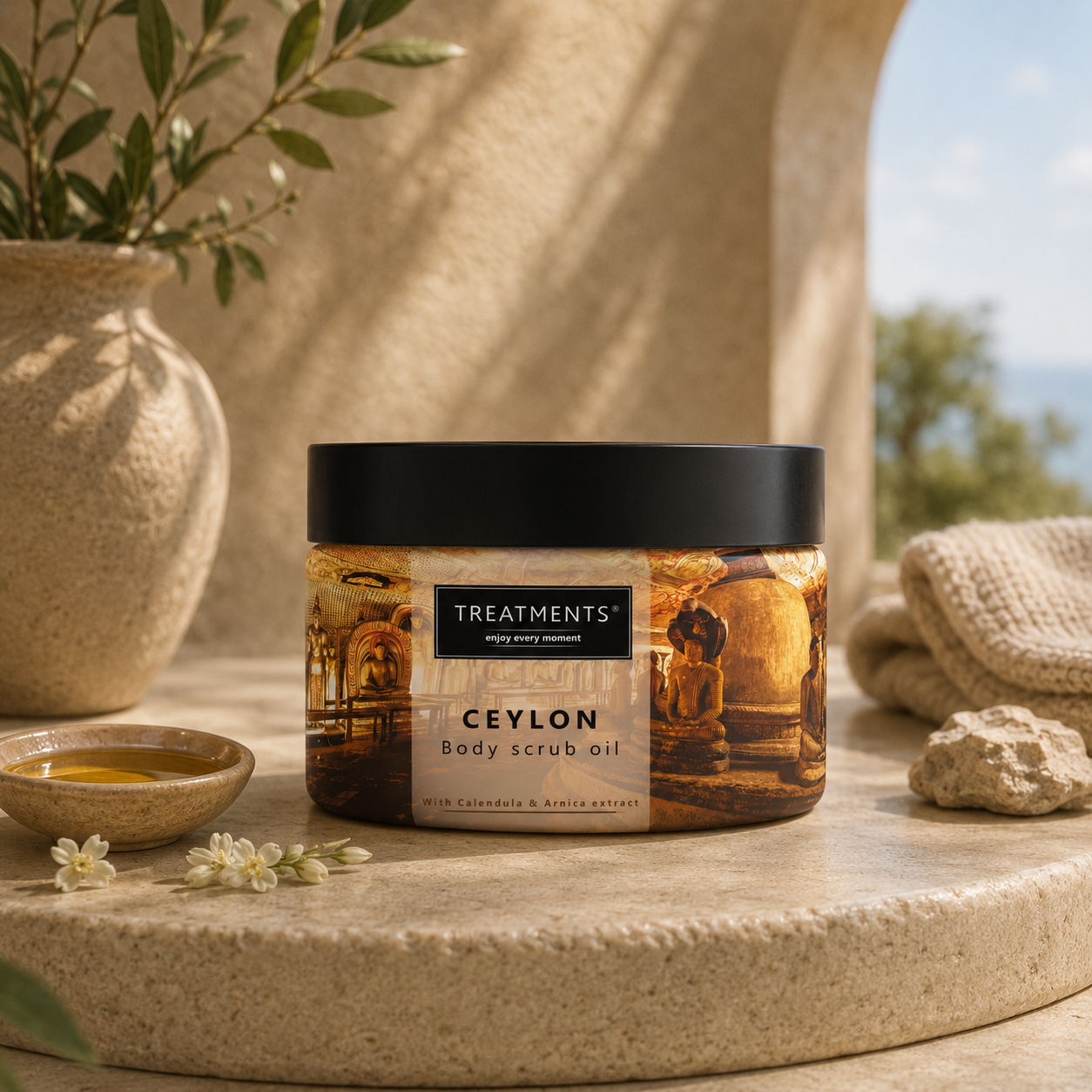 Treatments® - Körperpeelingöl - Ceylon - 500 Gramm