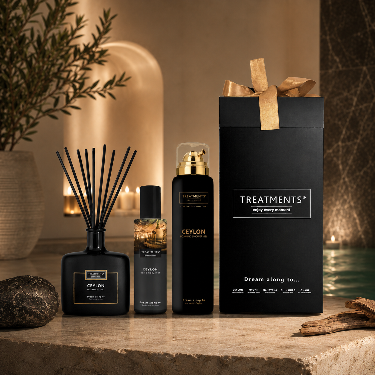Treatments® - Geschenkbox Körper- und Duftstäbchen - Ceylon