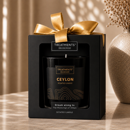 Treatments® - Geschenkbox Duftkerze - Ceylon - 380 Gramm