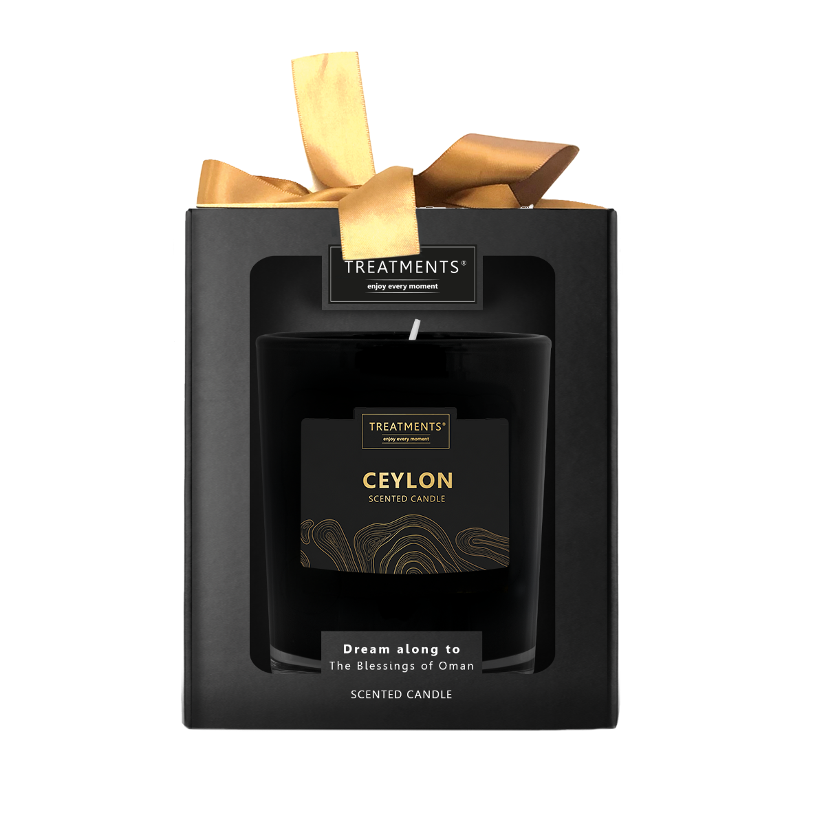 Treatments® - Geschenkbox Duftkerze - Ceylon - 380 Gramm