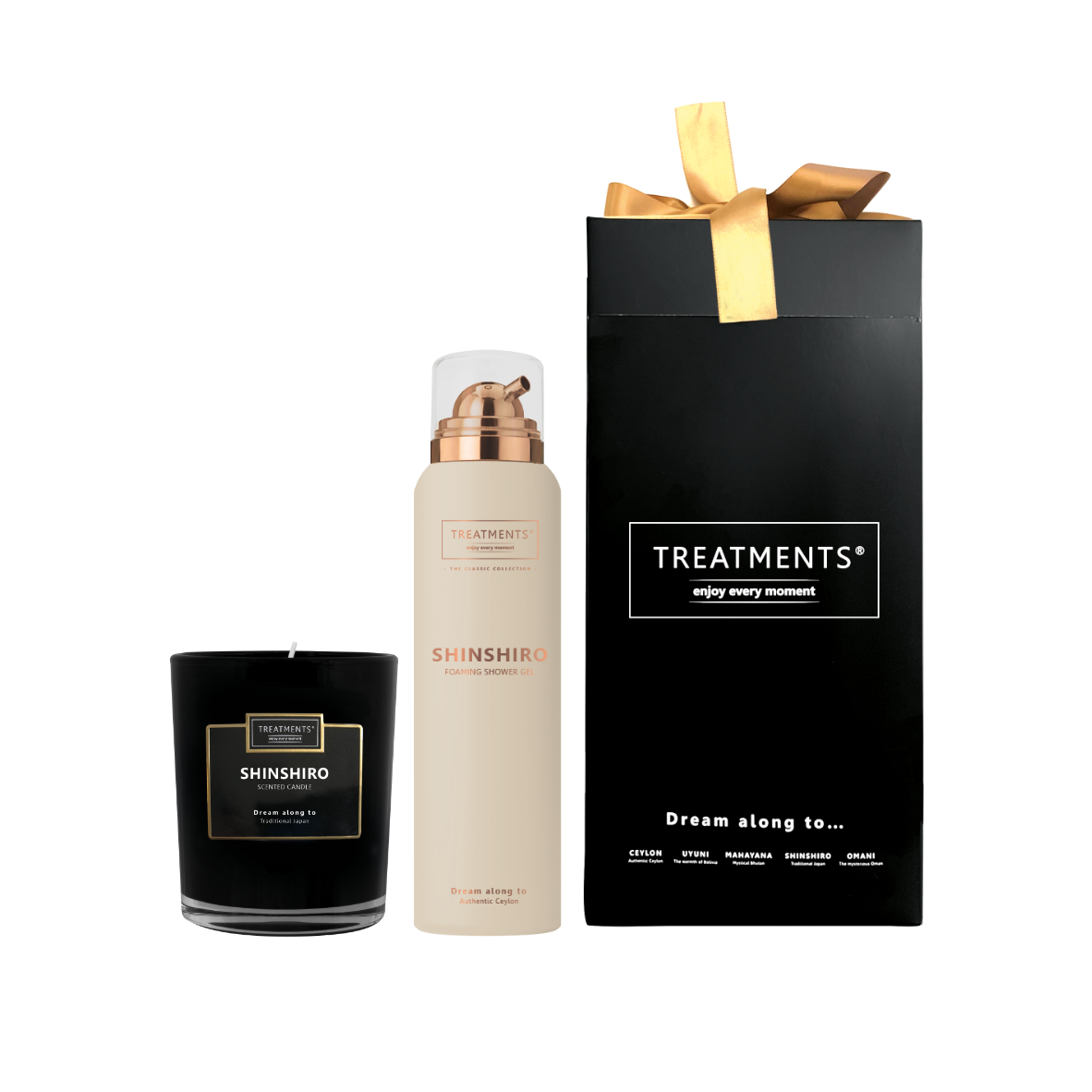 Treatments® - Geschenkbox Duschschaum &amp; Kerze - Shinshiro