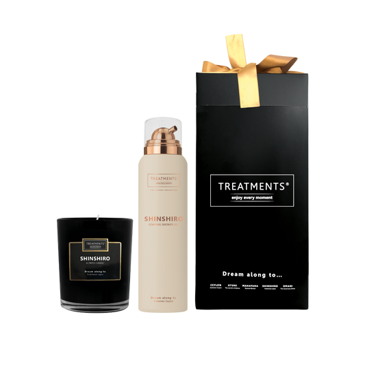 Treatments® - Geschenkbox Duschschaum &amp; Kerze - Shinshiro