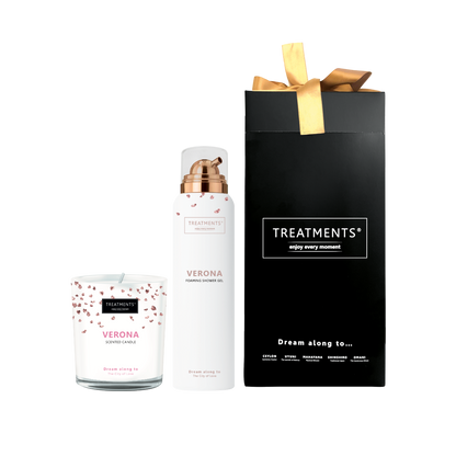 Treatments® - Geschenkbox Duschschaum &amp; Kerze - Verona