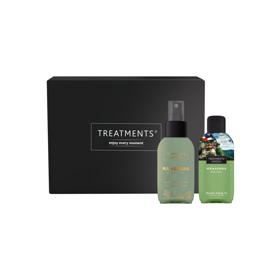 Treatments® - Geschenkbox Körper &amp; Duft (2 Stück im Briefkasten) - Mahayana