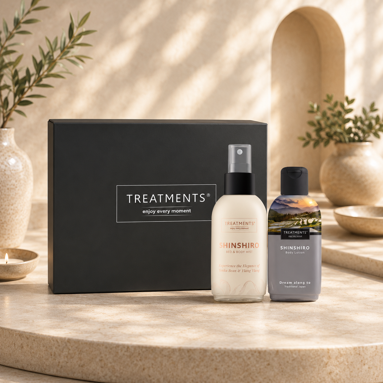 Treatments® - Geschenkbox Körper &amp; Duft (2 Stück im Briefkasten) - Shinshiro