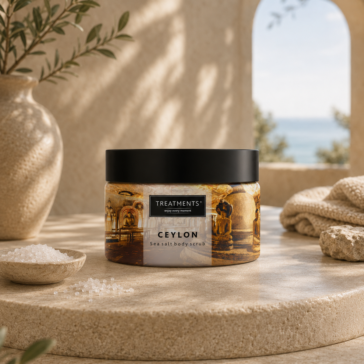 Treatments® - Meersalz-Körperpeeling - Ceylon - 400 Gramm