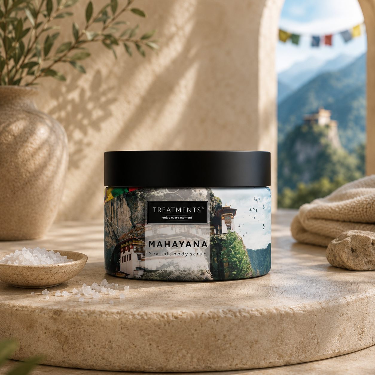 Treatments® - Sea Salt Body Scrub - Mahayana - 400 grams 