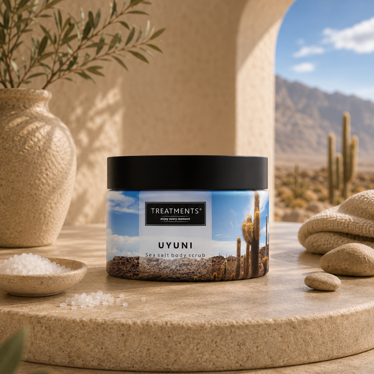 Treatments® - Meersalz-Körperpeeling - Uyuni - 400 Gramm