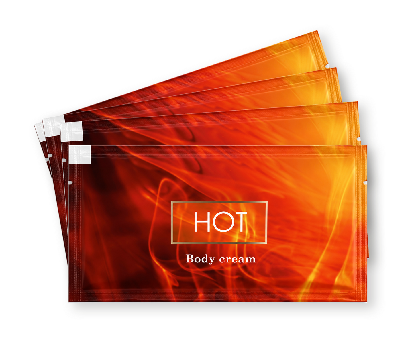 Treatments® - Hot Bodycream - 4 Stück - 20ml Beutel